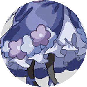 ドットモドキ練習　他にも色々錬成したんだけど最初に描いたこの３人が一番見栄えいい気がする