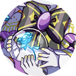 ミニアクスタ用めてラスカ　グッズ用の絵は色が濃くなりがち